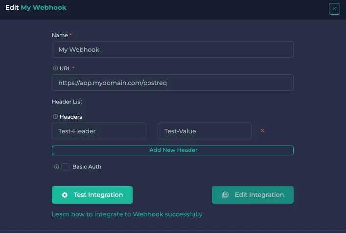 Webhook Test